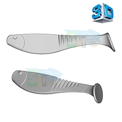3D модель приманки (реплика) - Relax Shark 4 - 110mm